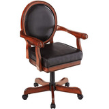 Hillsdale Warrington - Silla Giratoria Ajustable De Madera,