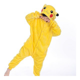 Pijama De Franela De Dibujos Animados Pikachu Keep Warm Chil