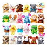 Paquete Sorpresa 24 Mini Peluches Surtidos De 7.62 Cm Para F