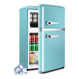 Anypro Mini Refrigerador Compacto De 3.2 Pies Cubicos Con Co