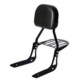 Sissy Bar Encosto Modelo Fixo - Preto - Shadow 750 2006/2010