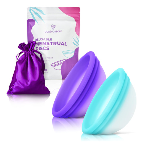 Ecoblossom Disco Menstrual - Juego De 2 Discos Reutilizables