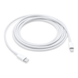 Cable De Datos Apple Usb-c A Lightning 2 Metros Blanco