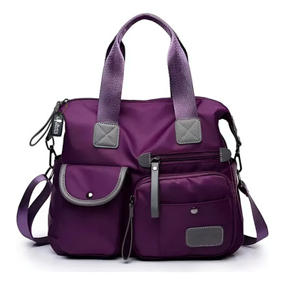 Bolso Multifuncional Impermeable Antirrobo Mujer Crossbody Color Violeta | MercadoLibre