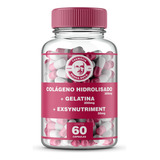 Colágeno 300mg + Gelatina 200mg + Exsynutrim 50mg 60 Caps