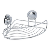 Estante Esquinero Bath Bliss, Cesta De Baño Con Ventosa Crom