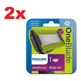2x Repuesto Philips Qp610 Afeitadora Oneblade