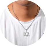 Collar Mágico Estrella De David Geometría Sagrada Silver A
