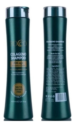 Rocco® Shampoo / Acondicionador Sin Sal 400ml - Por 1 Unidad