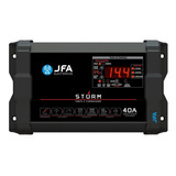 Fonte Automotiva 40 Amperes Jfa Storm Red Line Cca Sci Smart Cor Preto