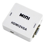 Convertidor Entrada Hdmi Salida Vga 1080p Full Hd [hdmi2vga]