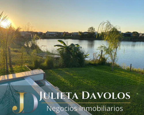 Casa A La Laguna En Venta El Canton Barrio Islas , Con Pileta