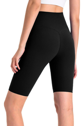 Biker Shorts Deportivo Mujer Cintura Alta Premium Calidad