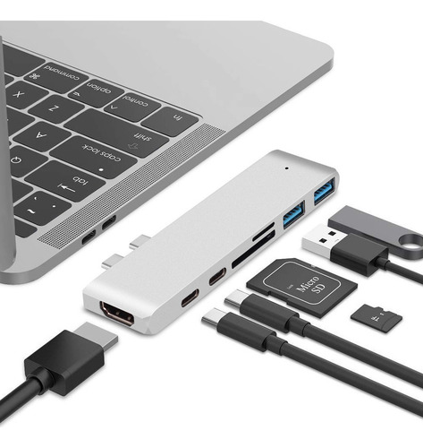 Concentrador Usb Thunderbolt For Macbook Pro/air 2020