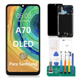 Pantalla Táctil Lcd Con Marco Para Samsung A70 A705 Oled