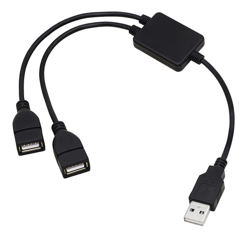 Cable 2 Usb 2.0 Hembra A Usb Macho 40 Cm