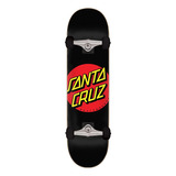 Santa Cruz Classic Dot Full Sk8 Completos, Negro 8.00 X 31.2