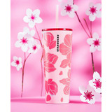 Vaso Starbucks Pink Cherry Blossom Rosa Acero Venti