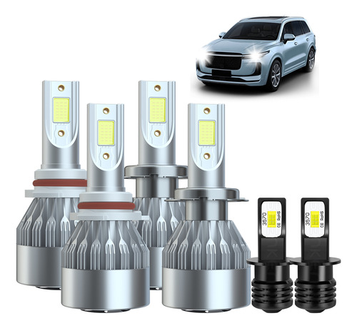 Kits De Faros 6000k  D2r Hid De Luz Alta Y Baja 360 12000lm