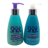 Kit Tratamiento + Shampoo Liso Para Cabellos Lacios
