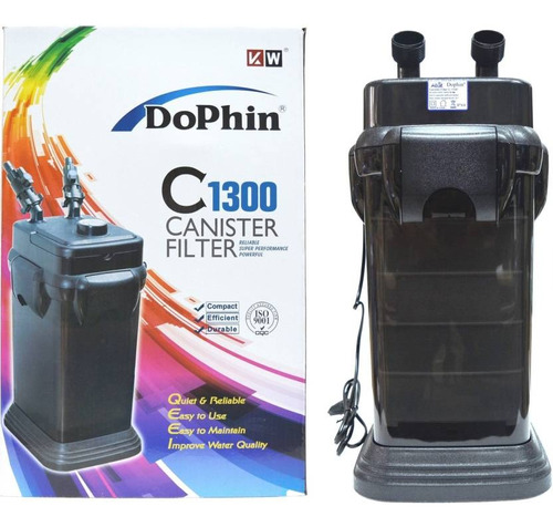 Filtro Canister C1300 Dophin 2640 L/h Para Pecera De 500 L