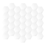 Adhesivo De Pared Hexagonal Con Forma De Espejo, 36 Unidades