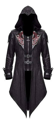 Chaqueta Con Capucha Estilo Gótico Assassin Creed Steampunk