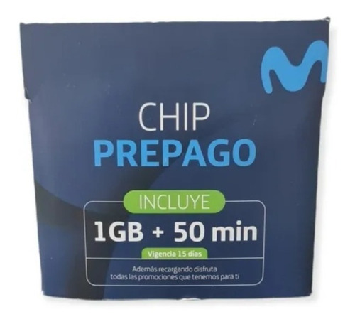 Chips Movistar Pack 10 Unidades 50 Min + 1 Gb