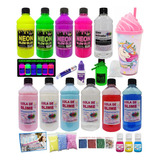 Kit Para Fazer Slimes Novidade Mega Neon