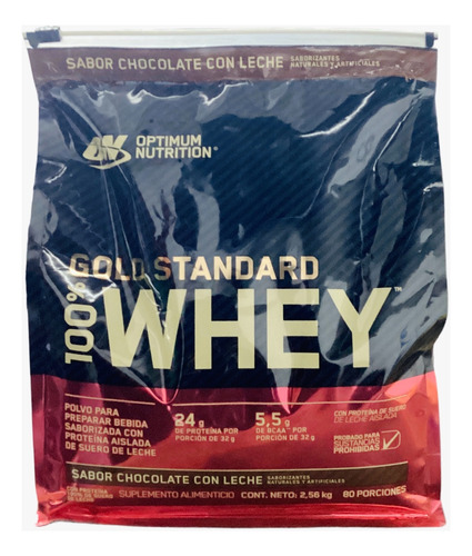 Gold Standard 100% Whey Proteína Suero De Leche 2.56kg