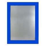 Espejo 50x60 Marco Vidrio Color Horizontal O Vertical C1 Marco Azul