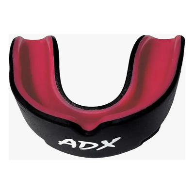 Protector bucal sencillo ADX Termoformable rojo\u002Fnegro sin sabor | Meses sin interés