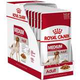 Royal Canin Medium Adult Pouch 140 Grs. X 10 Un. - Mr Dog