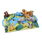 Melissa And Doug Juego Animales De La Selva / Bebes Portátil