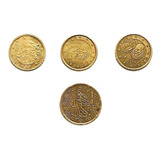Moneda 20 Y 10 Céntimos De Euro Francia, Italia Y España.