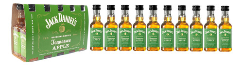 Jack Daniels Miniatura Apple 50ml 10 Unidades