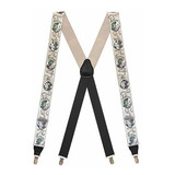 Suspender Men's Vintage Ribbon Four Seasons Suspenders - Cli