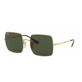 Lentes De Sol Rb Square Retro Rb1971n Dorado Verde G15