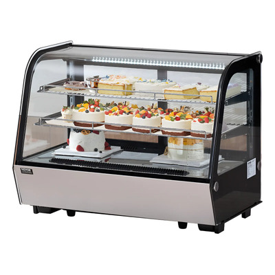 Vitrina Refrigerada Sobre Mostrador Cafeteria Panaderia Recto
