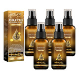 5×productos For El Cabello, Aceite Esencial Biotina .