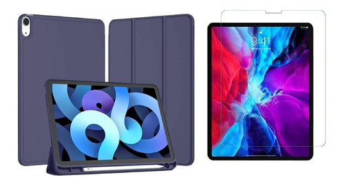 Estuche Smart Case Para iPad Air 4 2020 + Vidrio Templado 