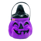 Caramelera  Canasto Calabaza Halloween Caldero Violeta - Cc