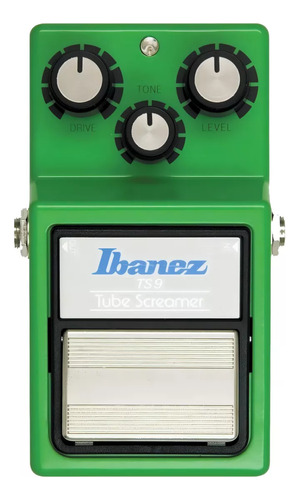 Pedal De Efeito Ibanez Para Guitarra Tube Screamer Verde Ts9