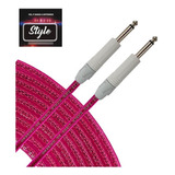 Cable Para Instrumento Line Style 3 M Solcor Plug-plug