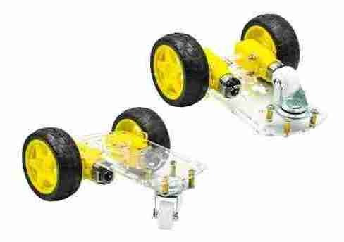 1pç Kit Chassi 2 Rodas Mini 2wd Robô Carro Car Smart Arduino