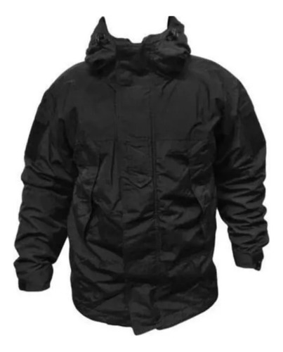 Campera Impermeable Táctica Con Micro Polar Interno 