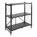 Estante Anaquel Organizador Plegable 3 Niveles Rack Metalico