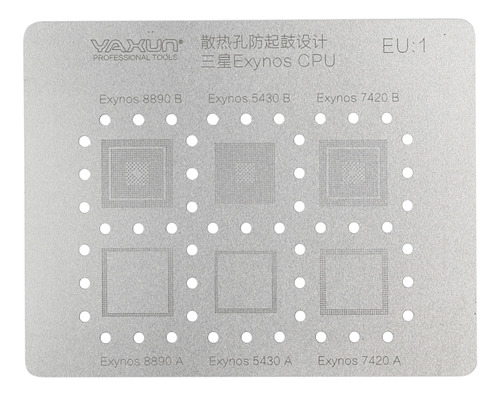 Stencil Reballing Bga Yaxun Yx 250 Eu 1