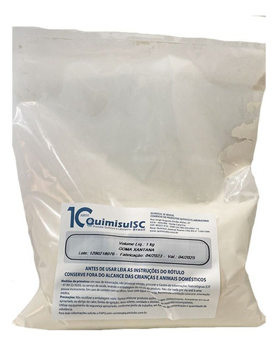 Goma Xantana  Alimentícia  - Pacote 1 Kg