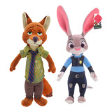 Peluche De Judy Coneja Y Nick Zorro De Zootopia Juguete